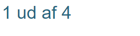 1 ud af 4